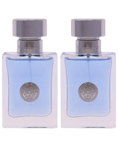 Versace Men's 1oz Pour Homme Edt Spray Pack Of 2