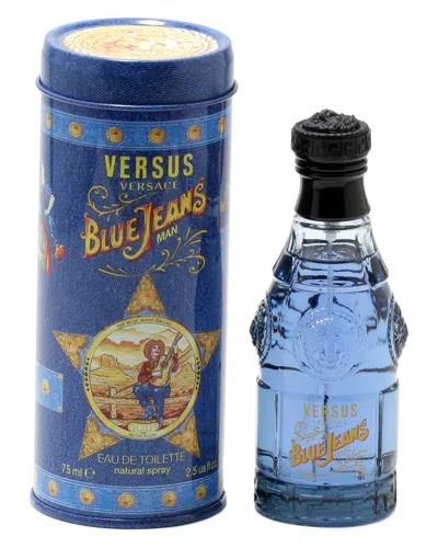 Versace Men's 2.5oz Blue Jeans Eau De Toilette Spray
