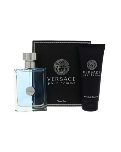 Versace Men's 2pc Pour Homme Edt Spray In Black