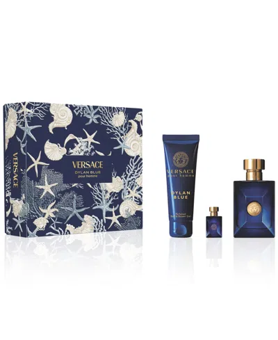 Versace Men's 3-pc. Dylan Blue Pour Homme Eau De Toilette Gift Set
