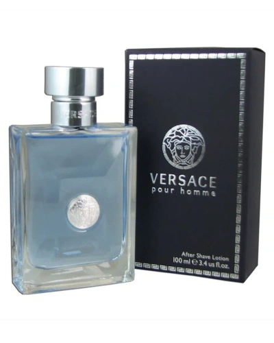 Versace Men's 3.4oz Pour Homme After Shave In White