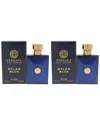 Versace Men's 3.4oz Dylan Blue Edt Pack Of 2