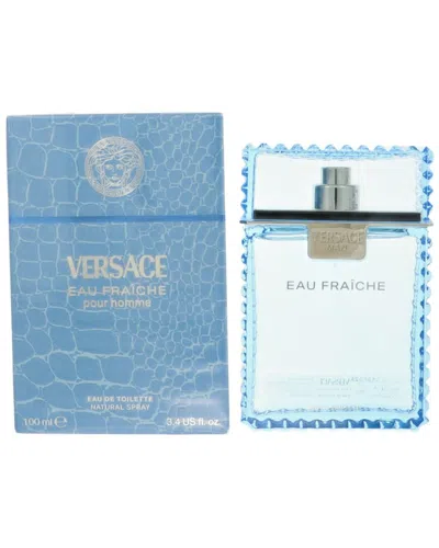 Versace Men's 3.4oz Eau Fraiche Edt In Transparent