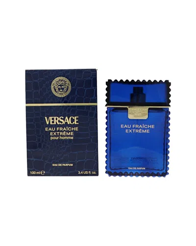 Versace Men's 3.4oz Eau Fraiche Extreme Edp Spray In Transparent