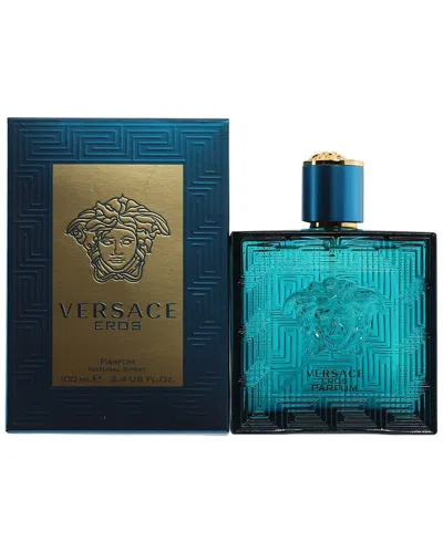 Versace Men's 3.4oz Eros Edp In Transparent