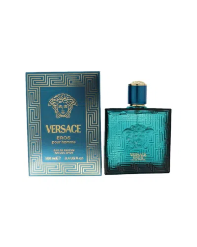 Versace Men's 3.4oz Eros Edp Spray In Transparent