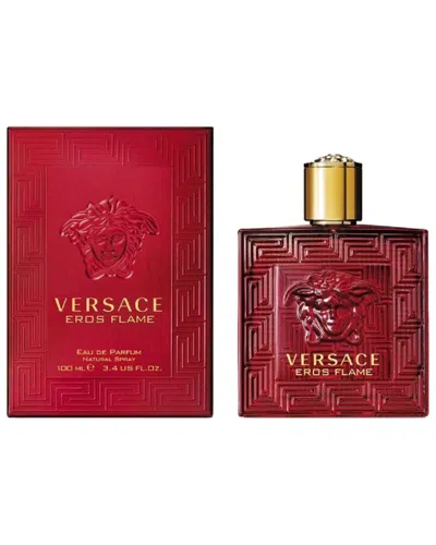 Versace Men's 3.4oz Eros Flame Edp Spray In Transparent