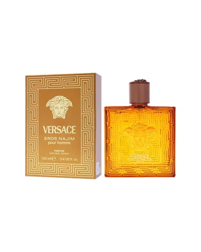 Versace Men's 3.4oz Eros Najim Edp In Orange