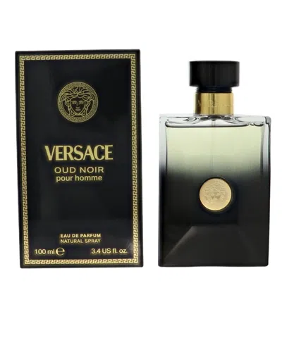 Versace Men's 3.4oz Oud Noir Edp In Black