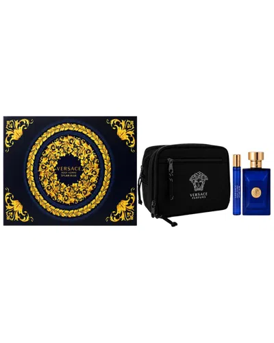 Versace Men's 3.4oz oz + 0.3oz Dylan Blue Gift Set