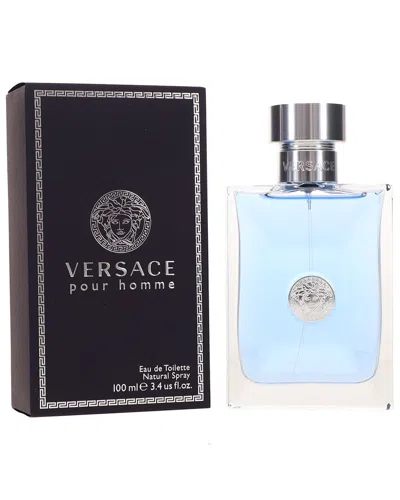 Versace Men's 3.4oz Pour Homme Edt In Transparent