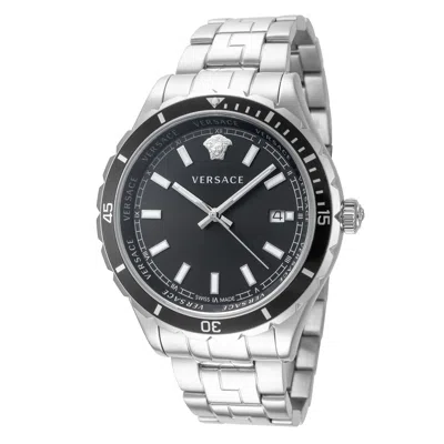 Versace Men's 42mm Quartz Watch In Black