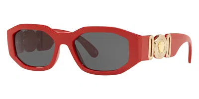 Versace Red Medusa Biggie Sunglasses
