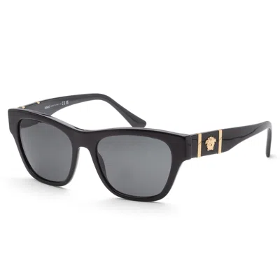 Versace Men's 55 Mm Black Sunglasses