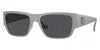 Versace Men's 56mm Grey Sunglasses In Multi