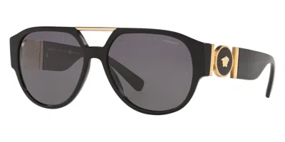 Versace Men's 58mm Black Sunglasses