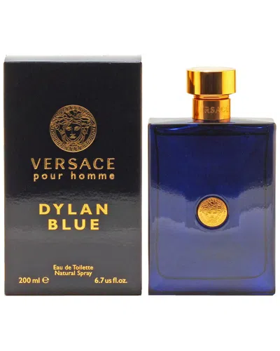 Versace Men's 6.7oz Dylan Blue Pour Homme Edt Spray In Transparent