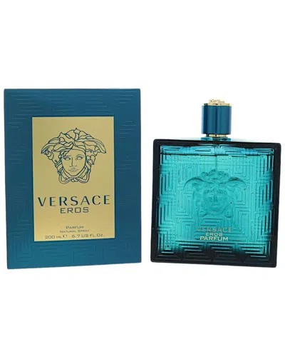 Versace Men's 6.8oz Eros Parfum In Transparent