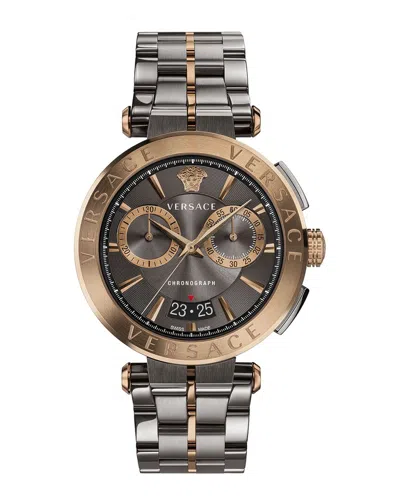 Versace Men's Aion Chrono Watch In Gray