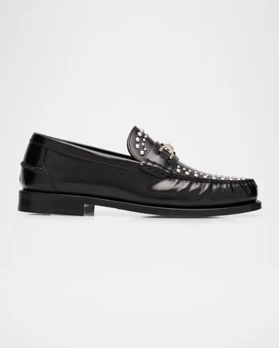 Versace Men & Apos;s Medusa '95 Horsebit Loafers In Black
