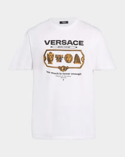 Versace Short-sleeved T-shirt In White