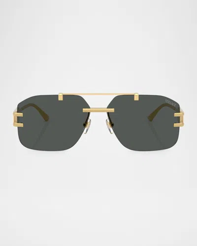 VERSACE MEN & APOS;S VE2275 RECTANGULAR SUNGLASSES