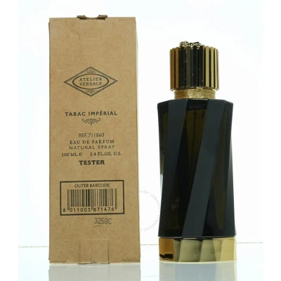 Versace Men's Atelier Tabac Imperial Edp Spray 3.3 oz (tester) Fragrances 8011003871476 In Honey