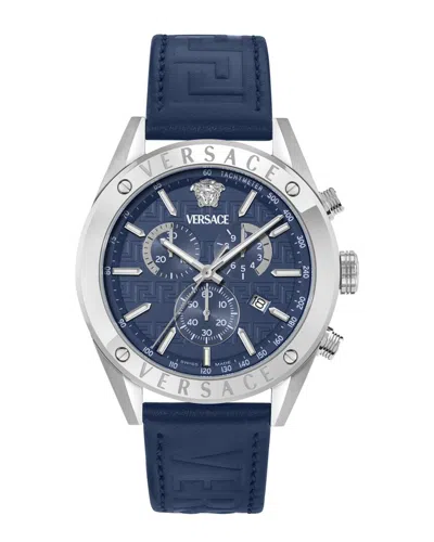 Versace Men's Athletic Chrono Watch In Red