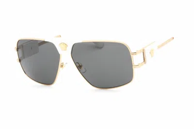 Versace Men's Aviator Project Special Sunglasses In Gold