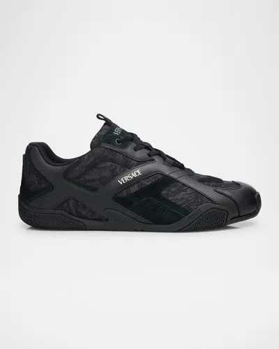 VERSACE MEN'S BAROCCO GALAXIA RUNNER SNEAKERS