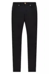Versace Black Barocco Pants In Black