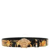 Versace Medusa-buckle Belt In Black