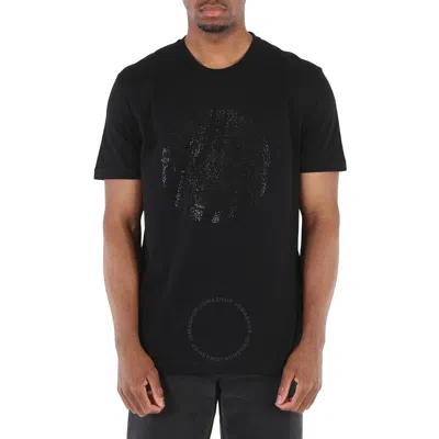 Versace Men's Black Barocco Silhouette T-shirt