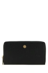 Versace Men Black Leather Medusa Biggie Wallet In Black