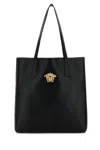 Versace Men Black Leather Shopping Bag