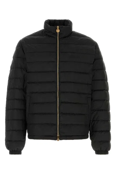 Versace Men Black Nylon Down Jacket