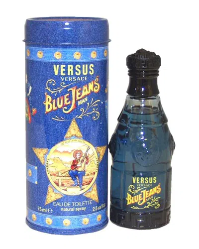 Versace Men's Blue Jeans 2.5oz Eau De Toilette Spray