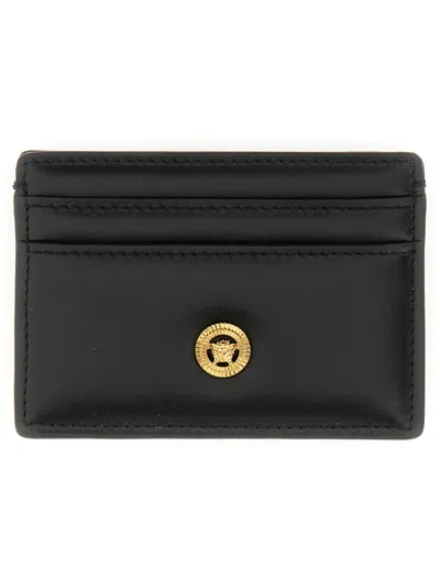 Versace Card Holder Jellyfish Biggie In Black