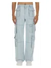 Versace Men's Cargo Jeans In Denim