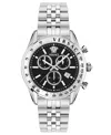 Versace Master Chronograph, 44mm In Silver