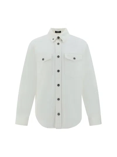 Versace Denim Shirt In White