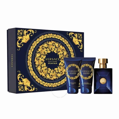 Versace Men's Dylan Blue Gift Set Fragrances 8011003876891 In Black / Blue / Violet