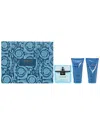 Versace Men's Eau Fraiche 3pc Set In Blue
