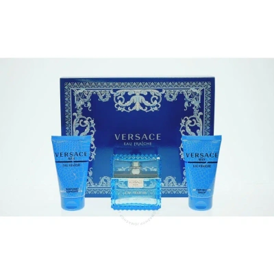 Versace Men's Eau Fraiche Gift Set Skin Care 8011003879274 In N/a