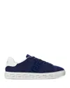 Versace Suede Greca Sneakers In Blue