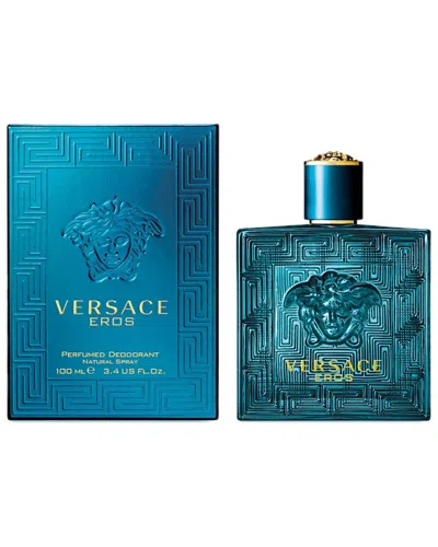 Versace Men's Eros 3.4 Perfumed Deodorant Sp