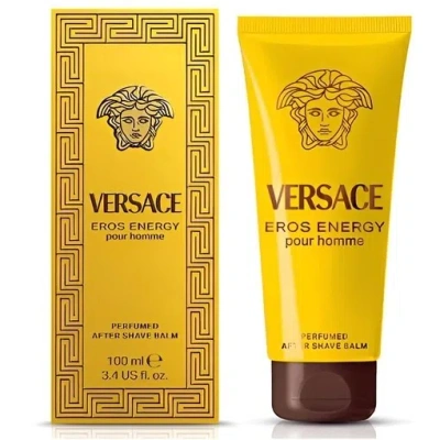 Versace Men's Eros Energy Aftershave 3.4 oz Fragrances 8011003901456 In Yellow