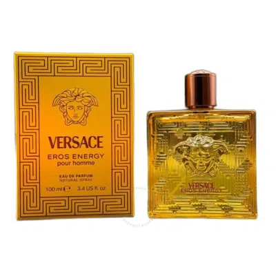 Versace Men's Eros Energy Edp Spray 3.4 oz (100 Ml) In White