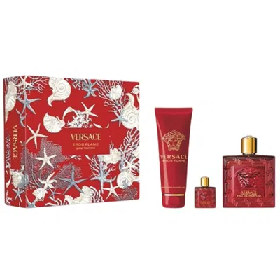 Versace Men's Eros Flame Gift Set Fragrances 8011003900039