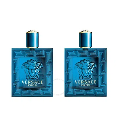 Versace Men's Eros Gift Set Fragrances 8011003809318 In Green